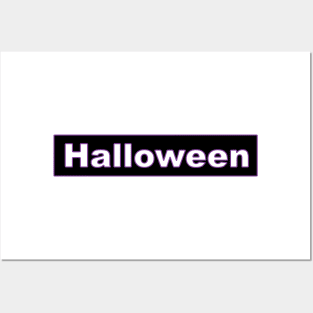 Halloween purple Posters and Art